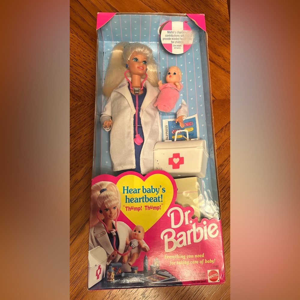 Vintage Dr. Barbie Doll with Accessories 1993 Sealed